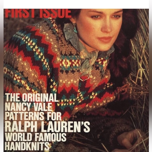 Chaps Ralph lauren womens south Western Knit cardigan  sz L/P Aztec Vtg 80s - Picture 2 of 12